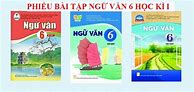 Phiếu Học Tập Môn Ngữ Văn Lớp 6 Tập 2