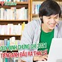 Thạc Sĩ Tiếng Anh Đại Học Sư Phạm Tphcm Điểm Chuẩn