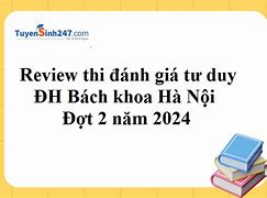 Thi Thử Tư Duy Bách Khoa Đợt 2 2024 Date Sheet